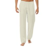 Pantalon de travail pour homme, pantalon d'extérieur pour homme, pantalon décontracté, classique, uni, confortable, coupe ample, léger, respirant, le pantalon parfait pour tous les jours et les fêtes