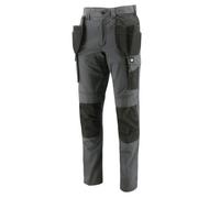 Pantalon de travail renforcé STRETCH multipoches Caterpillar ESSENTIALS - Gris - Noir 42