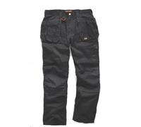 Pantalon de travail Scruffs, noir, taille 36, longueur 79 cm
