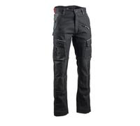 Pantalon de travail stretch bicolore poches genouillères LMA CORTEX Noir 52