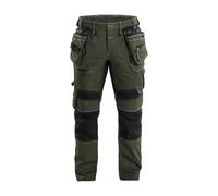 Pantalon de travail stretch Blaklader X1900 Vert 48 Short