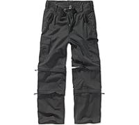 Pantalon de trekking - Brandit - Savannah - Noir - Léger - Jambes zippées M