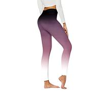 Pantalon de Yoga Taille Haute pour Femme Tie Dye Leggings pour Femme pour Le Sport Legging côtelé sans Couture Seamless Hohe Taille Sporthose Belles Fesses Moulant Jegging