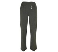 Pantalon d'écolier pour fille avec pendentif cœur semi-élastique, gris, 4-5 ans mince