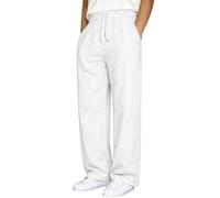 Pantalon décontracté à Fermeture éclair aux Chevilles et Bordure en Maille | Baggy Cargo Homme Léger Mesure Collant Évasé Détente Serrage Troue Sarouel Invité Tissé W32 Entraînement