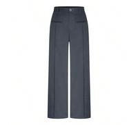 Pantalon décontracté droit en tissu texturé de twill stretch avec une poche, convenant pour sortir et se déplacer, grande taille 0XL,1XL,2XL,3XL,4XLTissu tissé