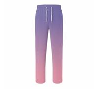 Pantalon décontracté et fuselé pour enfant avec dégradé de couleurs élégant pour le quotidien, lilas, 4-5 ans