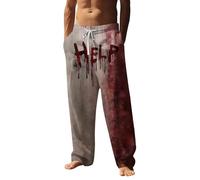 Pantalon décontracté Homme Haute Performance pour activités extérieures Loisirs Confortable Coupe Pantalon Training Homme Fitness Gym Sportif élasticité liberté de Mouvement (Brick Red, XXL)