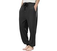 Pantalon Décontracté Homme Léger Confortable pour Tous Les Jours Moderne Urbain Sportswear Respirant Automne Été Pantalon cargo homme stretch confortable quotidien poches style urbain (Black, L)