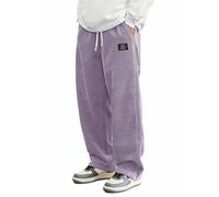 Pantalon décontracté Homme léger et Extensible pour Un Confort Quotidien et Les activités extérieures (Purple, XXXXL) #168