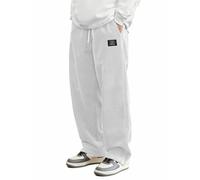 Pantalon décontracté Homme léger et Extensible pour Un Confort Quotidien et Les activités extérieures (White, L) #168