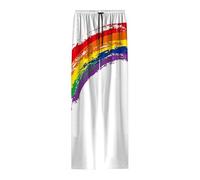 Pantalon DéContracté Homme,Pantalon DéContracté, Imprimé Arc-En-, En Lin, Pour Un Usage Quotidien, En ExtéRieur, Confortable, Pour L'éTé Et Le Printemps, Coupe Ample, Pantalon Long (Multicolour, Xl)
