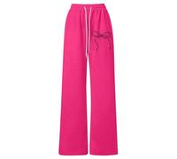 Pantalon décontracté léger pour Fille avec Cordon de Serrage Coupe Ample Droite Sportive Confort Jeu Quotidien (110)