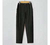 Pantalon décontracté plissé fuselé avec poches noir tissé léger respirant ample pour garçon préadolescent, convient pour l'école et les occasions de fête 8Y,9Y,10Y,11-12Y,13-14YUnicoloreÉtoffe