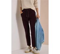 Pantalon décontracté taille mi-haute Slim Leg