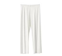 Pantalon d'édition pour femme élastique résistant à la lumière, blanc, M