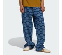 Pantalon denim imprimé intégral monogramme Regular Indigo Denim 34"