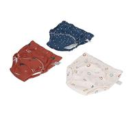 Pantalon d'entraînement Absorbant pour bébé, Couche d'entraînement Douce pour bébé, Manchette élastique, 3 Pièces, 6 Couches de Gaze, Isolation Urinaire, Réutilisable, Lavable