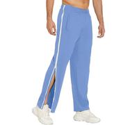 Pantalon d'Entraînement Homme Avec Fermeture Éclair, Jogging Déchiré, Loisirs, Vêtement de Sport Ample et Décontracté Avec Poche
