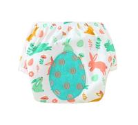 Pantalon d'entraînement pour bébé réutilisable lavable absorbant anti-fuite doux respirant sous-vêtements pour tout-petits apprentissage de la propreté produits pour bébé pour 0-2 ans (vert, 12-24