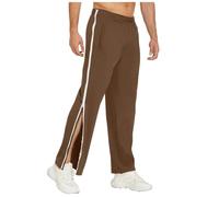 Pantalon D'EntraîNement Pour Homme Avec Fermeture éClair Sur Toute La Longueur, Pantalon De Jogging, Pantalon DéChiré, Pantalon De Loisir, Pantalon De SurvêTement De Sport Ample DéContracté Avec Poche