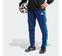 Pantalon d'entraînement Tiro 25 Essentials Dark Blue / Shock Cyan / White M