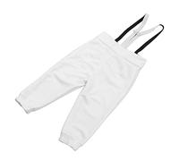 Pantalon d'Escrime Certifié CFA, Tissu Anti - Perforation 350N, Coutures Fines, Taille Large - Confort Élastique, Design à Bretelle Séparée, Usage Compétition Unisexe (48 Taille 165-170 cm 60 kg)