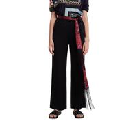 Pantalon Desigual pour femmes Terry noir smart L