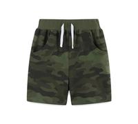 Pantalon d'été en coton tricoté, short de sport camouflage pour enfant, pantalon décontracté à cinq points, AG, 5 ans
