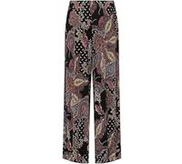Pantalon d'été Palazzo pour femme - Coupe ample - Tendance urbaine - Grande taille - Imprimé floral - Style décontracté, cachemire, 48-50