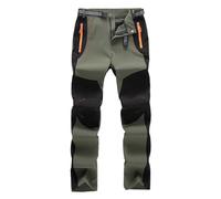 Pantalon d'extérieur imperméable et coupe-vent en polaire pour homme, coupe régulière, pantalon de travail cargo, de ski, de randonnée, pantalon léger à jambe droite, pantalon d'alpinisme, pantalon de