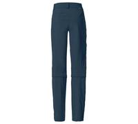 Vaude Farley Stretch Capri T-zip Iii Pants Bleu 44 / Short Femme