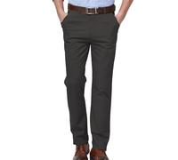 Pantalon d'hiver en polaire softshell imperméable pour homme avec poches zippées pour la randonnée, la marche, l'exploration et toutes les autres activités de plein air, gris, L
