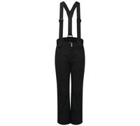 Dare 2b Outmove II Pantalon de Ski Imperméable, Isolant et Respirant avec Coutures Cousues-collées, Bretelles détachable et Guêtres Intégrées Salopettes Enfant Black FR: 2XL (Taille Fabricant: 11-12)