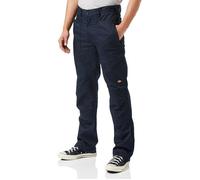 Pantalon Dickies Action Flex homme - Bleu marine, 65% polyester/35% coton, coupe regular 30W/30L 30/30