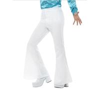 Pantalon Disco Blanc Homme Medium Blanc