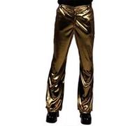 Pantalon Dor? Homme Taille Unique Doré