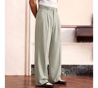 Pantalon droit de couleur claire, pantalon décontracté de marque américaine avec un toucher Top de gamme L,M,S,XS,XXSUnicoloreTissu tissé