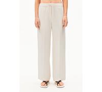 PANTALON DROIT MÉLANGE DE LIN | Mélange de lin - beige (S)