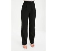 Pantalon Droit Taille Haute - Noir 40