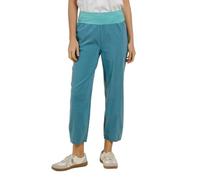 Pantalon en Coton, Taille Haute élastiquée, Taille 38 à 52, Fabriqué en France (FR/ES, Numérique, 48, Taille Normale, Taille Normale, Turquoise)