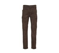 Pantalon en cuir botte Hubertus Vert olive foncé 66