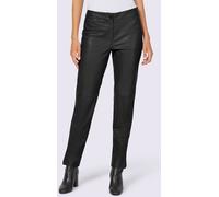 Pantalon en cuir cuir agneau nappa - Ashley Brooke - noir NOIR 42