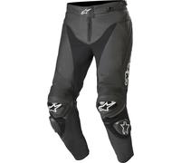 Pantalon en cuir de moto Alpinestars Track v2, noir, 52