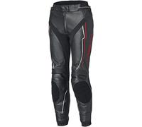Pantalon en cuir de moto Héros Debbie 3 Base pour femmes, noir/rouge fluo, 46
