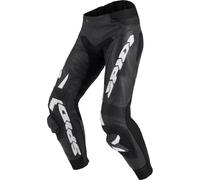 Spidi RR Pro Warrior Pantalon de moto en cuir, noir-blanc, taille 58 pour homme