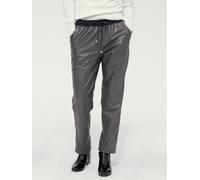 Pantalon en cuir forme jogging tendance - Rick Cardona - gris GRIS 48
