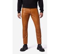 Pantalon en cuir homme Jeans en cuir Ricano SLIM FIT - cognac / 32