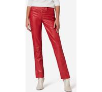 Pantalon en cuir pour femme Jeans en cuir Ricano LOW CUT - Rouge / XS