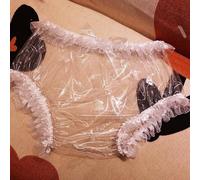 Pantalon En Culotte Plastique PVC À Enfiler pour Adultes Slip Incontinence Culotte Incontinence pour Hommes Et Femmes Imperméables Et RéutilisablesWhite,4XL